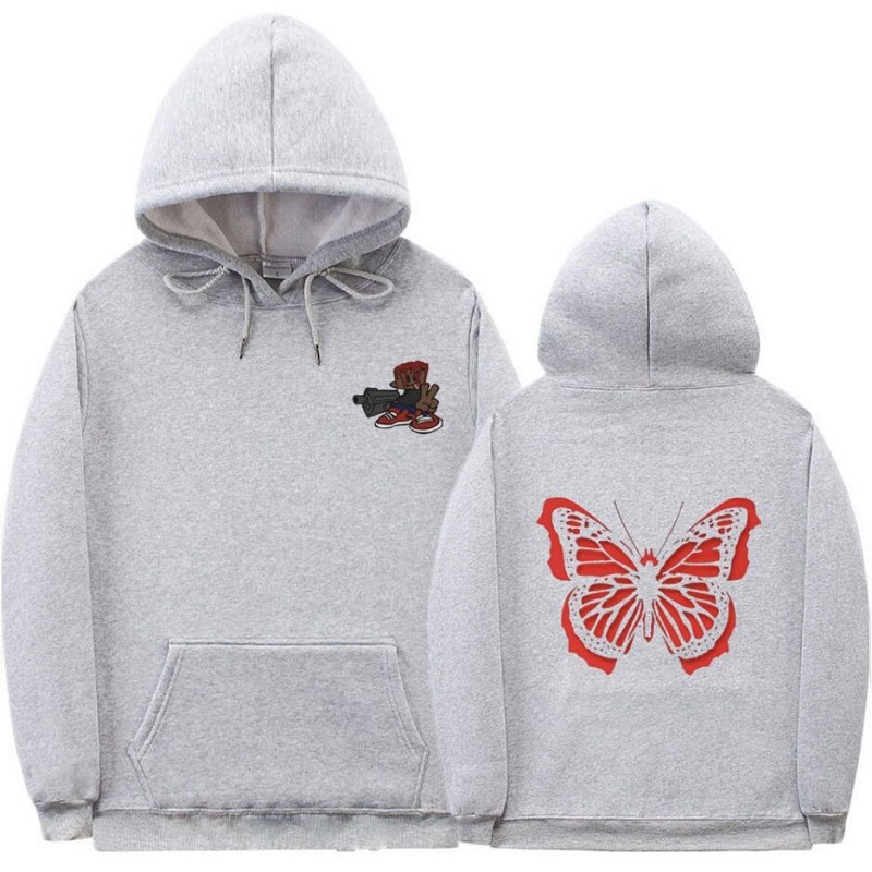 Playboi Carti Butterfly Oversized Double Sided Printed Hoodie - Play ...